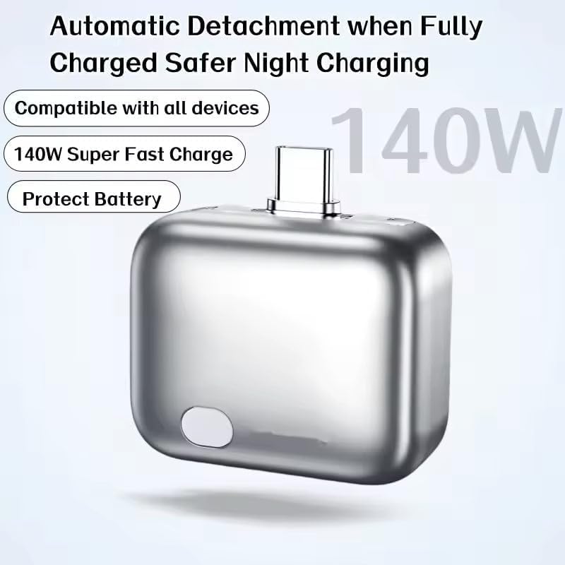 Smart Charger mini Adapter with Auto Power disconnector | Light Weight | for Android, iOS, Tablet etc.