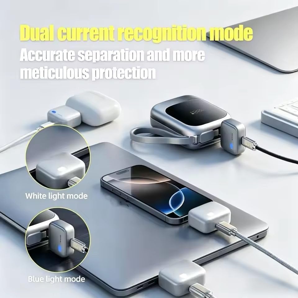Smart Charger mini Adapter with Auto Power disconnector | Light Weight | for Android, iOS, Tablet etc.
