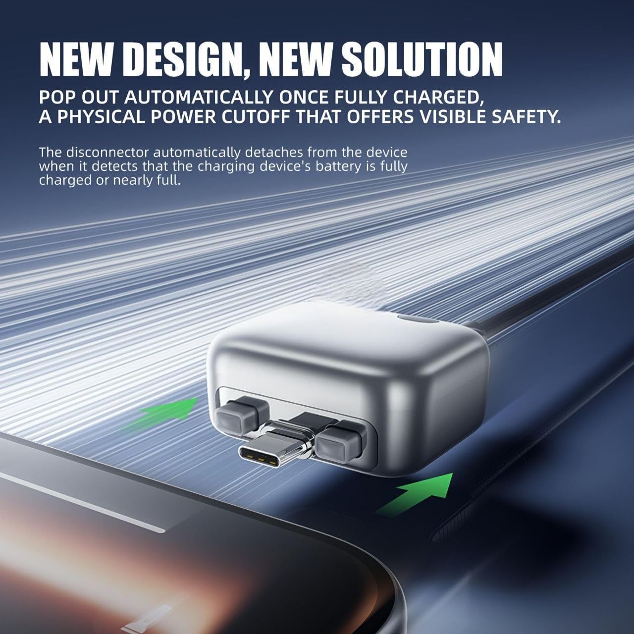 Smart Charger mini Adapter with Auto Power disconnector | Light Weight | for Android, iOS, Tablet etc.