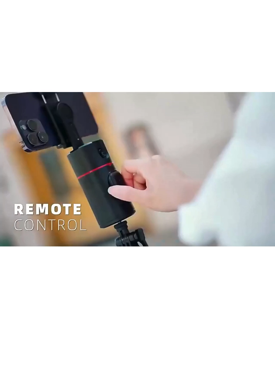 AI Face Tracking Tripod Gimbal – Hands-Free Phone Holder for Reels, TikTok & Vlogging