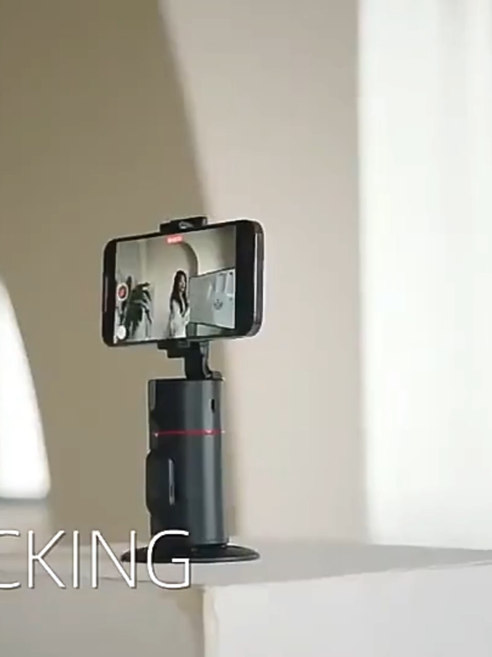 AI Face Tracking Tripod Gimbal – Hands-Free Phone Holder for Reels, TikTok & Vlogging